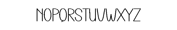 Late Summer Font LOWERCASE