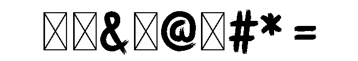 Lathorn Stalor Trial Regular Font OTHER CHARS