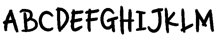 Lathorn Stalor Trial Regular Font UPPERCASE