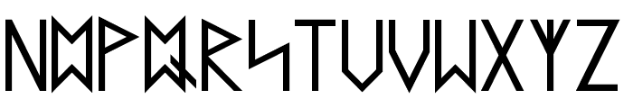 Latin Runes v.2.0 Regular Font UPPERCASE