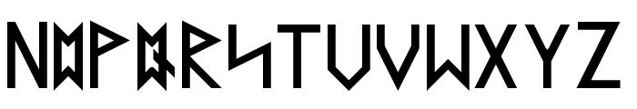 Latin Runes v.2.0 Regular Font LOWERCASE