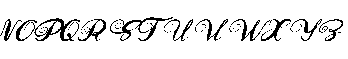 Latte Bold Italic Font UPPERCASE
