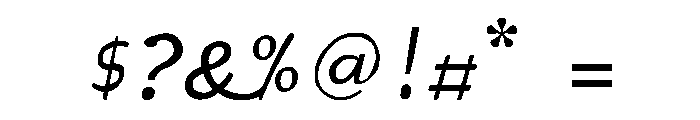 Lattereo-Regular Font OTHER CHARS