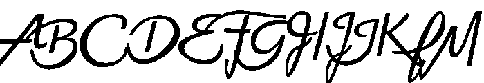 Lattereo-Regular Font UPPERCASE