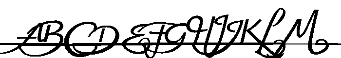 Lattereo-Stylistic Font UPPERCASE