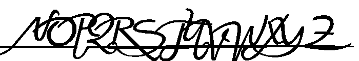 Lattereo-Stylistic Font UPPERCASE