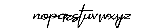 Lattereo-Stylistic Font LOWERCASE