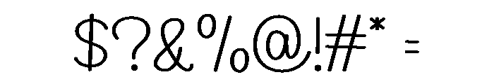 Lattering Font OTHER CHARS
