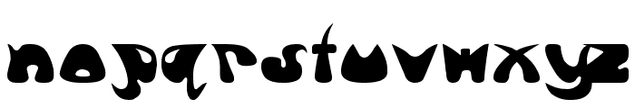 Lava Silhouettes Font LOWERCASE