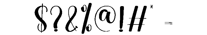 Lavender Flower Font OTHER CHARS