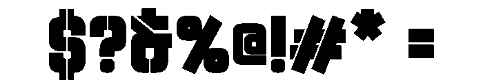 Lazer Game Zone Font OTHER CHARS