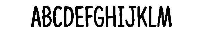 Lazing on a sunny afternoon Font UPPERCASE