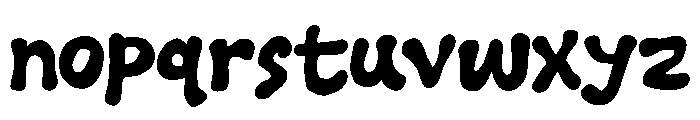 Lazy Arie Font LOWERCASE