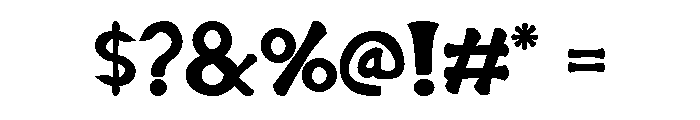 Lazy Bone Font OTHER CHARS