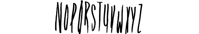 Lazy Bones Font UPPERCASE