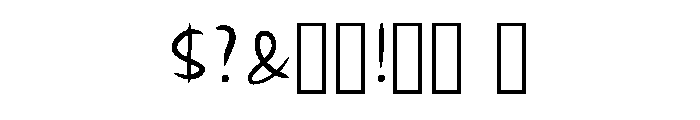 Lazy Hands Regular Font OTHER CHARS