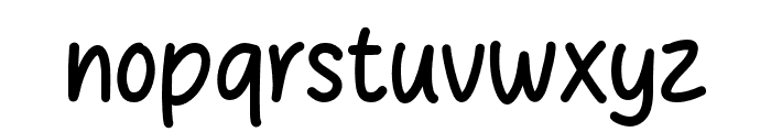 Lazy January Font LOWERCASE