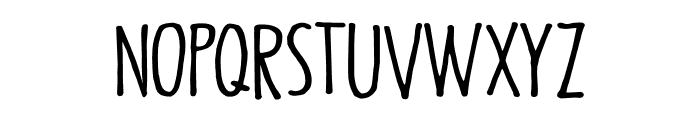Lazy Morning DEMO Regular Font UPPERCASE