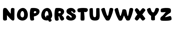 Lazy People Font UPPERCASE