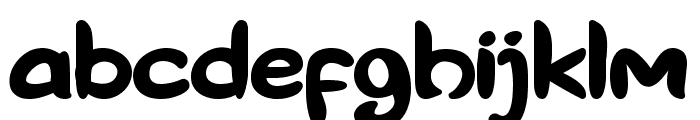 Lazy Repairedhos Font LOWERCASE