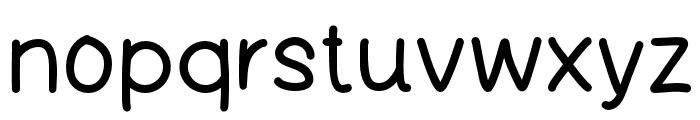 Lazy Sunday Font LOWERCASE