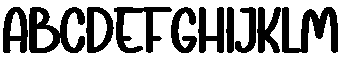 Lazycat Font UPPERCASE