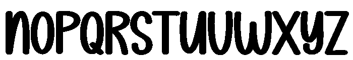 Lazycat Font UPPERCASE