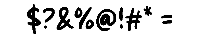 Lazyes Font OTHER CHARS
