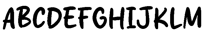 Lazyes Font UPPERCASE