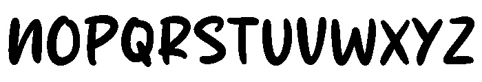 Lazyes Font UPPERCASE