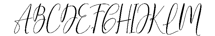 lanilla Font UPPERCASE
