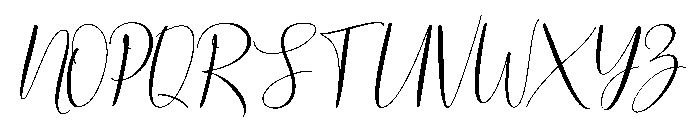 lanilla Font UPPERCASE