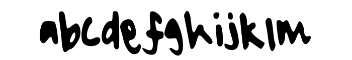 lazyyyyhead Font LOWERCASE