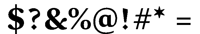 Lava Devanagari Bold Font OTHER CHARS