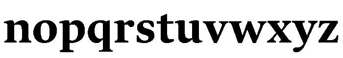 Lava Devanagari Bold Font LOWERCASE