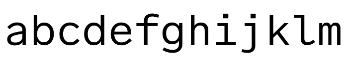 Lab Grotesque Mono Regular Font LOWERCASE