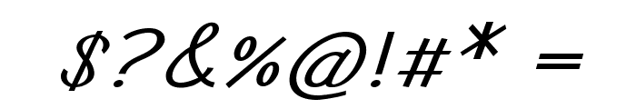Landone-BoldItalic Font OTHER CHARS