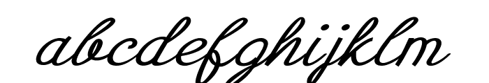 Landone-BoldItalic Font LOWERCASE