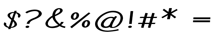 Landone-ExpandedBold Font OTHER CHARS