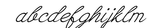 Landone-Italic Font LOWERCASE