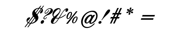 Lark-BoldItalic Font OTHER CHARS