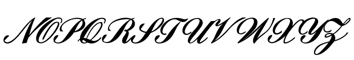 Lark-BoldItalic Font UPPERCASE