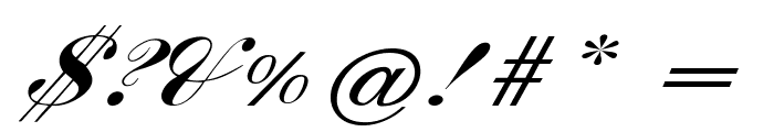 Lark-ExpandedItalic Font OTHER CHARS
