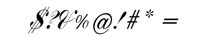 Lark-Italic Font OTHER CHARS