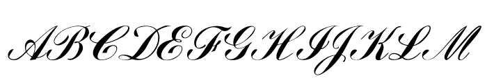 Lark-Italic Font UPPERCASE
