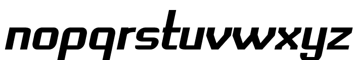 LastStop-BoldItalic Font LOWERCASE