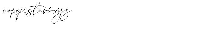 La Luxes Script Font LOWERCASE