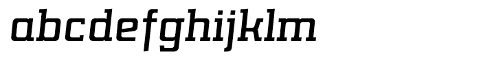 Lab Slab Medium Italic Font LOWERCASE