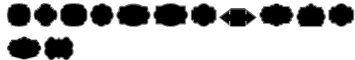 Label Pro XL Black Border Font LOWERCASE