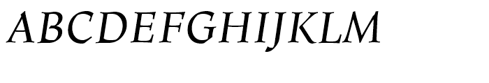 Ladoga Display Italic Font UPPERCASE